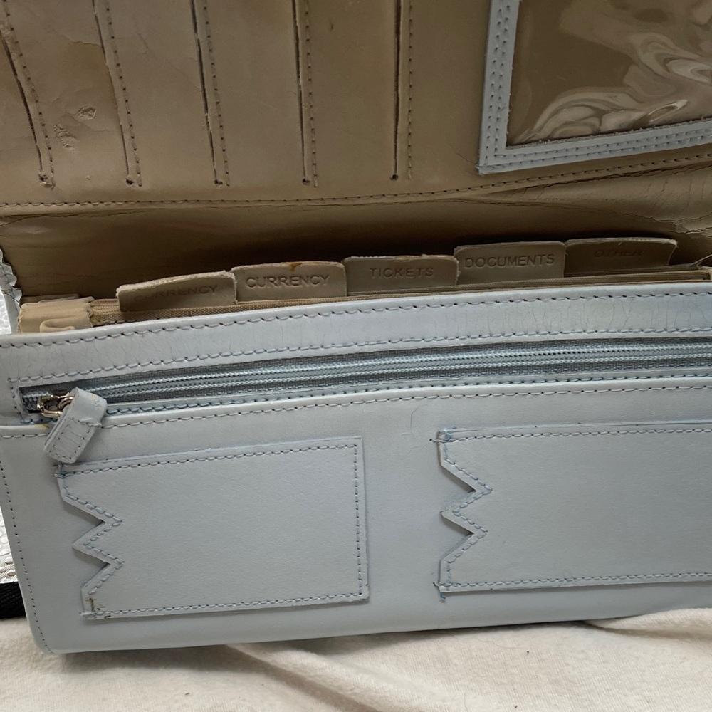 Wedgwood Pale Blue Document Holder Clutch Understated Beauty Wedgewood Document - Picture 2 of 11